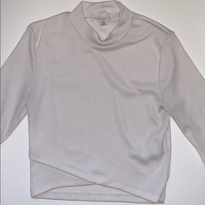 FOREVER 21 white crop top